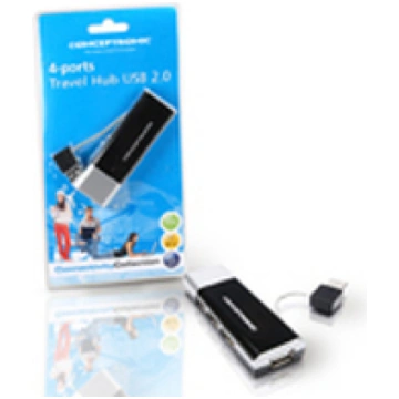 USB-HUB 4-Port Conceptronic C4PUSB2 USB2.0 Mini C4
