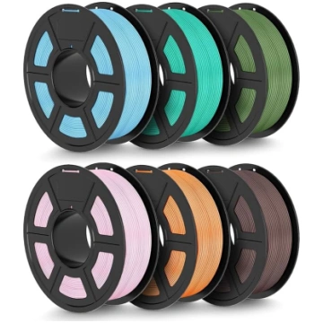 TECBEARS Matēta PLA filamenta komplekts 6 kg, ātrg