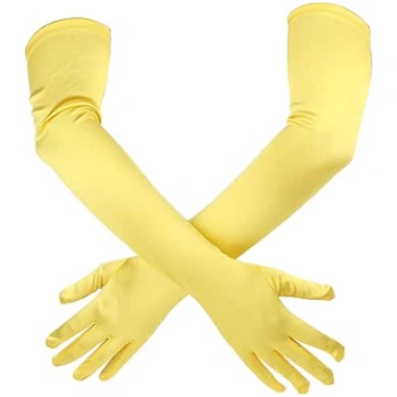 Women's Elegant Gloves, 1 Pair, Satin, Classi
