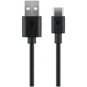 Goobay 59122 USB 2.0 cable (USB-C™ to USB A), blac