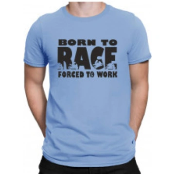 "Born to race" T-krekls vīriešu ar termoapdruku
