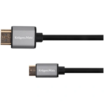Kabelis Kruger&matz Hdmi Mini - Hdmi 1.8m Melns (k