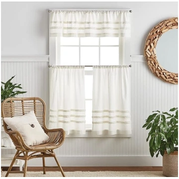 Martha Stewart Water"s Edge Tufted 3 gabalu lambre