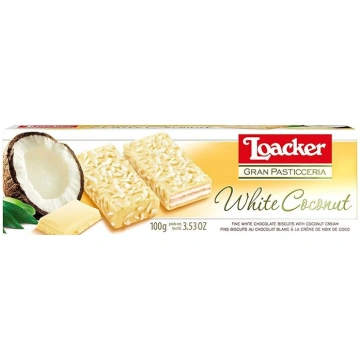 Vafeles - Loacker Gran Pasticceria White Coconut, 