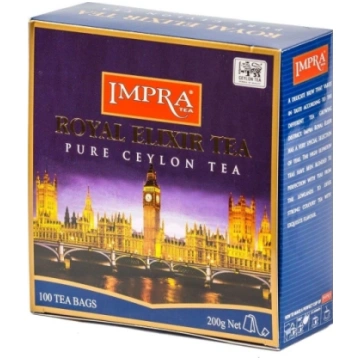 Impra Royal elixir melna tēja paciņas (100x2g) 479