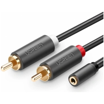 UGREEN AV102 2x RCA cable (Cinch) jack 3.5 mm 1m (