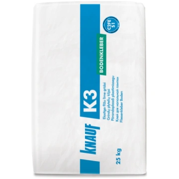 Elastīga flīžu līme K3 Knauf 25kg pelēka