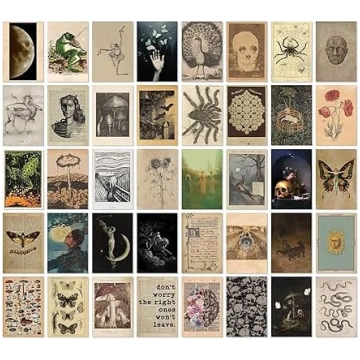 97 Decor Grungecore Prints - 12x16 collu antīko bo