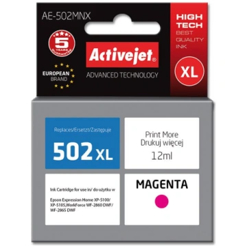 Activejet AE-502MNX (replacement Epson 502XL W3401