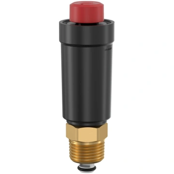 Atgaisotājs 1/2" Flexvent taisnais melns FLAMCO 99