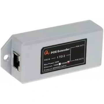Adapter powerline EXTENDER ETHERNET+PoE SPT-POE/2G