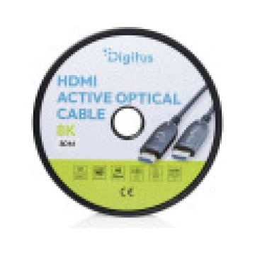 Digitus HDMI AOC hibrīda optiskās šķiedras kabelis