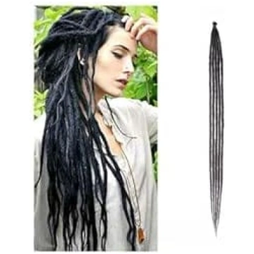Sieviešu 36 collu rokām darināti dreadlocks mati, 