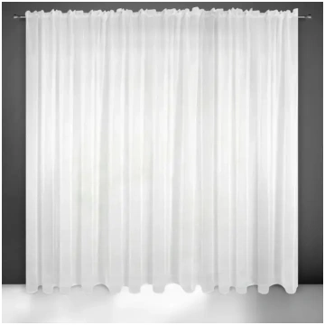 Eurofirany Lucy Gatavs aizkars, 300x250 cm, Balts