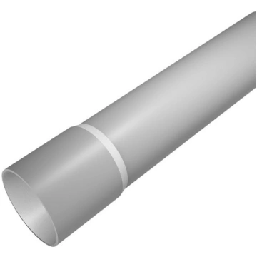 Cietā Caurule Evopipes 25mm Bez Stieples, Pelēka(1