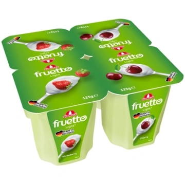 Jogurta deserts Fruetto Light zemeņu, ķiršu 0,2% 1
