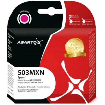 Tintes kapsula Asarto AS-E503MXN priekš Epson 503M