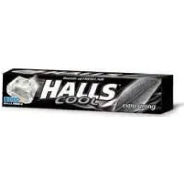 Ledenes HALLS Extra Strong (ekstra mentola) 33.5g