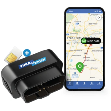 IoT YUKAtrack AIO GPS OBD2 Car Tracker with SIM + 