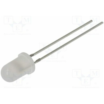 LED; orange; 5mm; 750÷1120mcd; 60°; Front: convex;