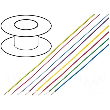 Wire | LiYv | stranded | Cu | 0.5mm2 | green | PVC
