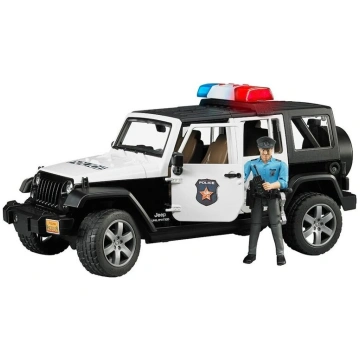 Policijas mašīna Jeep Wrangle Bruder, BR-02526
