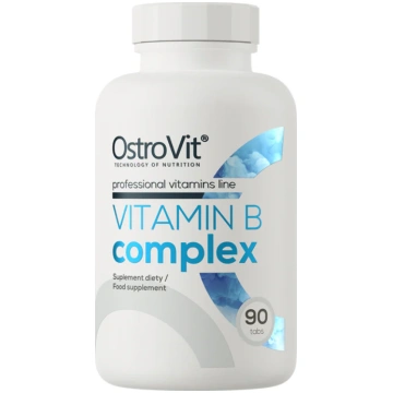 OstroVit Vitamin B Complex 90 tabletes – Enerģijai