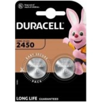 Duracell Long Life CR2450 2pcs Baterijas DURACELL 