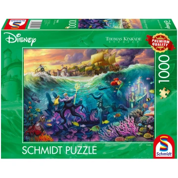 Puzle Schmidt Thomas Kinkade Studios Disney Ursula