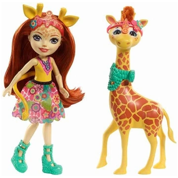 Enchantimals Gillian Giraffe lelle ar žirafi, FKY7