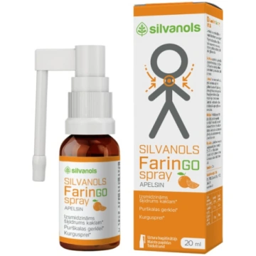 FARINGOSPRAY Apelsin aerosols 20ml