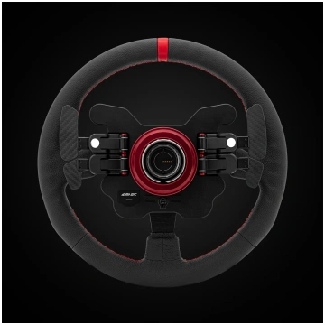 GT1 330mm Leather R Type Steering Wheel with Paddl
