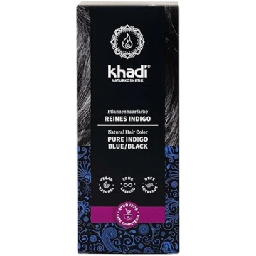 khadi „Pure Indigo“ augu matu krāsa, no noslēpumai
