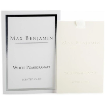 Max Benjamin White Pomegranate Luxury Scented Card