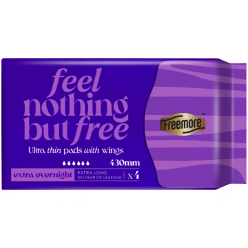 FREEMORE Ultra Thin Extra Overnight higiēniskās pa