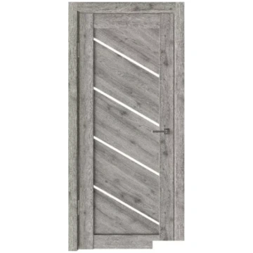 Durvju komplekts Diagonal-1 600x2000 ar kārbu rust