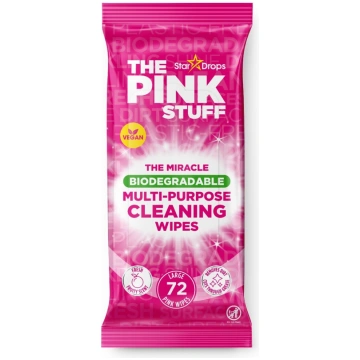 Multifunkcionalās mitrās salvetes THE PINK STUFF, 