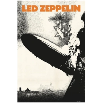 Poster-Led Zeppelin Blimp www.cameronrecords.com