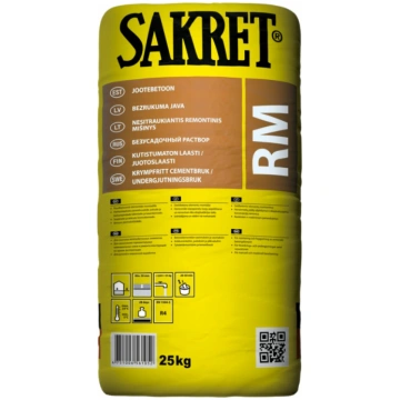 Sakret RM bezrukuma java, 25kg SRM25