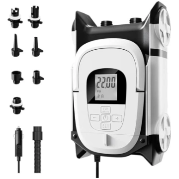 22 PSI sūknis SUP dēļiem, 12 V divpakāpju sūknis a