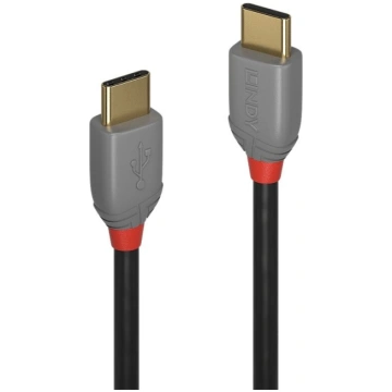 Lindy 0.5m USB 2.0 Type C Cable - Anthra Line