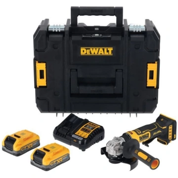 DEWALT SZLIFIERKA KĄTOWA 125mm 18V DCG404S2T 2x3,5