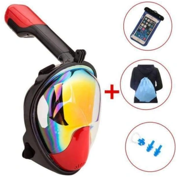 Mask Scuba Mask Zemūdens pret miglas pilna seja sn