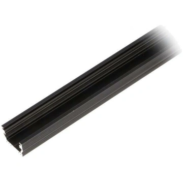 Profiles for LED modules; black; L: 1m; UNI12; alu