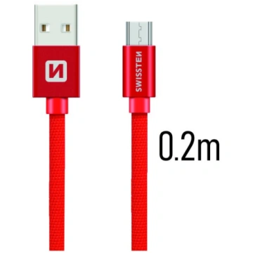 Swissten Textile Quick Charge Universal Micro USB 