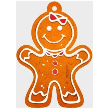 Acappella Gingerbread meitenes auto smaržas kulons