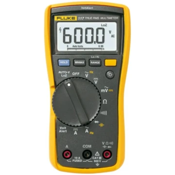 Multimetrs FLUKE-117 EUR, True, RMS, AC/DC, 1V-600