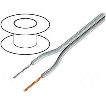 Wire: loudspeaker cable | 2x1mm2 | stranded | OFC 