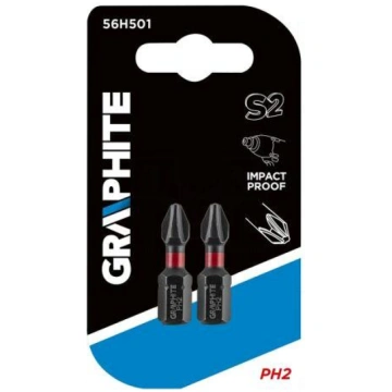 Screwdriver bit | Phillips | PH2 | 1/4" | Overall 