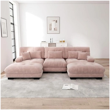 Luxury Modular Corner Sofa - Oversized U-Shaped Cl